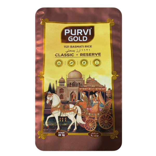 PURVI GOLD<br>1121 AGED RAW BASMATI RICE