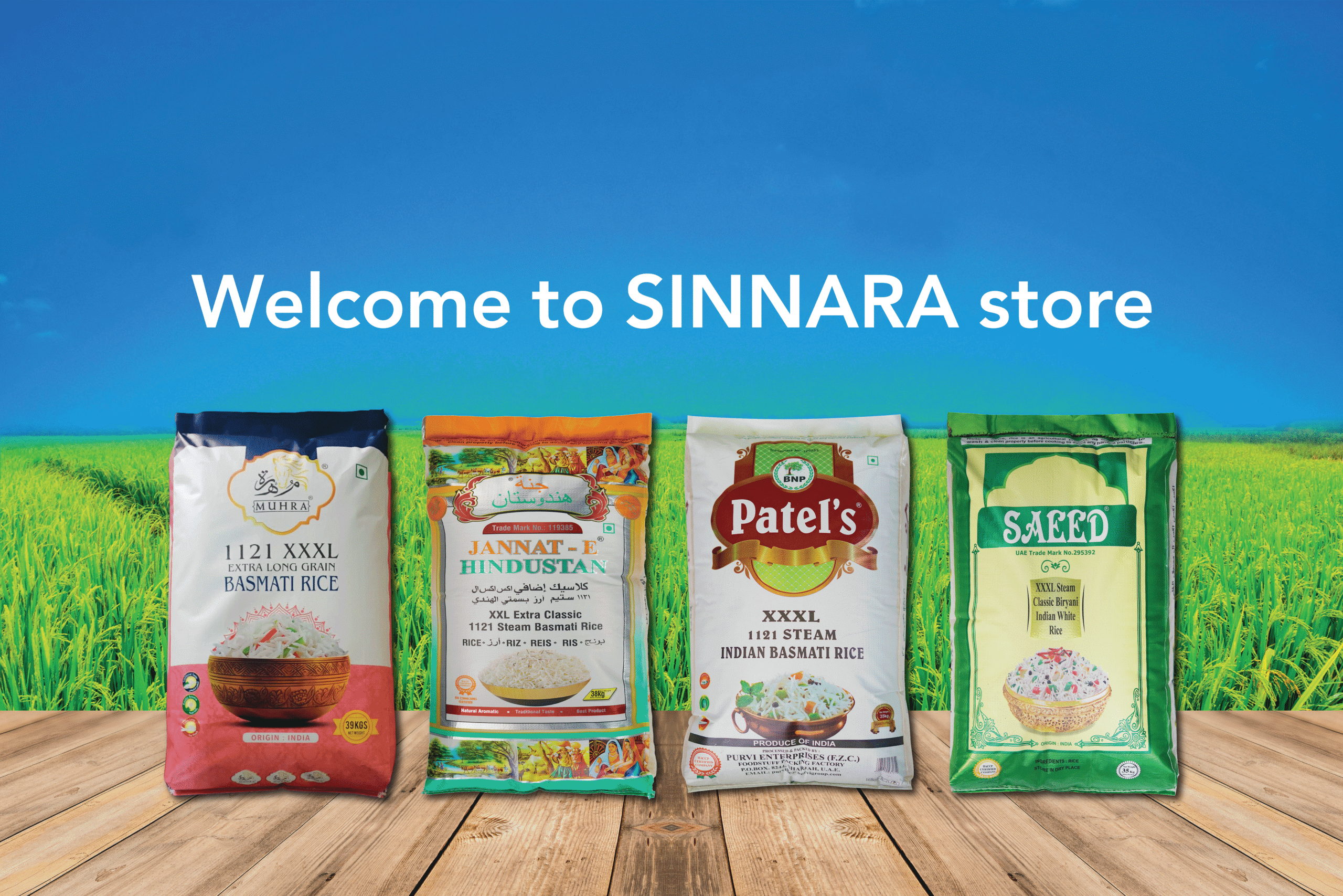 sinnara store second banner